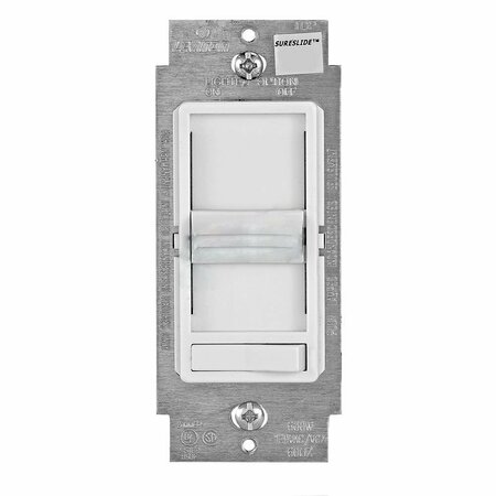 AMERICAN IMAGINATIONS 450W Rectangle White Slide Dimmer Plastic-Aluminum AI-36806